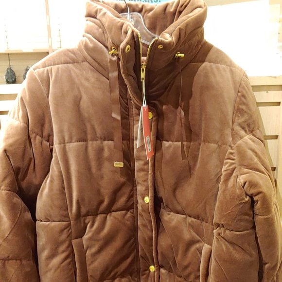 Isaac Mizrahi Ladies' Velvet Puffer Jacket - Picture 4 of 9